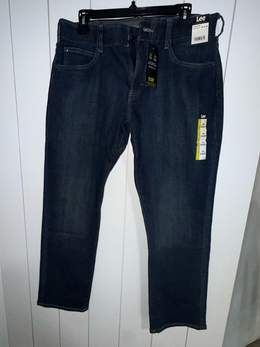 Lee Men's Navy Straight Jeans